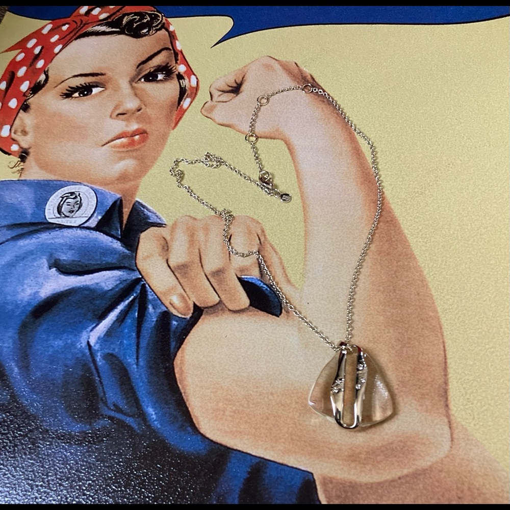 ALEXIS BITTAR Lucite & Crystal Pendant Necklace - Picture 3 of 7